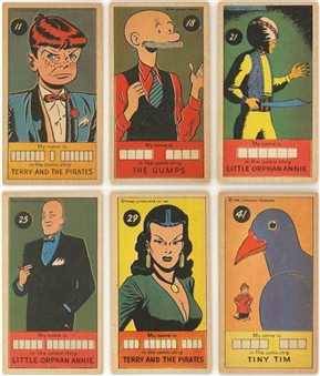 1953 R757 Welch/Sugar Daddy "Famous Comic Characters" Complete Set (50)